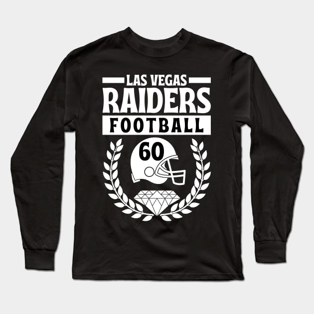 Las Vegas Raiders 60 Helmet American Football Long Sleeve T-Shirt by Astronaut.co